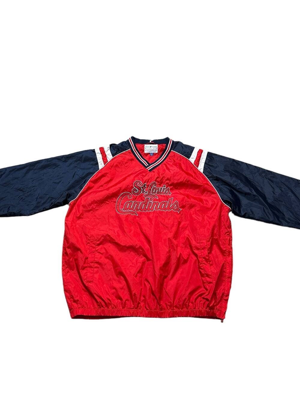 Men's Pullover Windbreaker St. Louis Cardinals Baseball Size XXL
